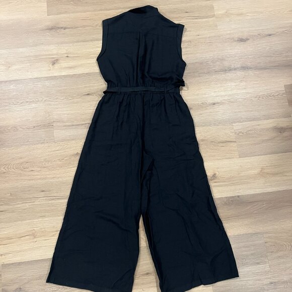 NWT Loft Black JumperJumpsuit Romper Sleeveless Size Large - Picture 8 of 8